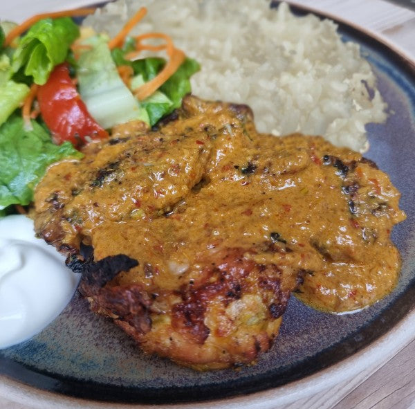 Ayam Percik (Grilled Spiced Chicken) + Jasmine Rice