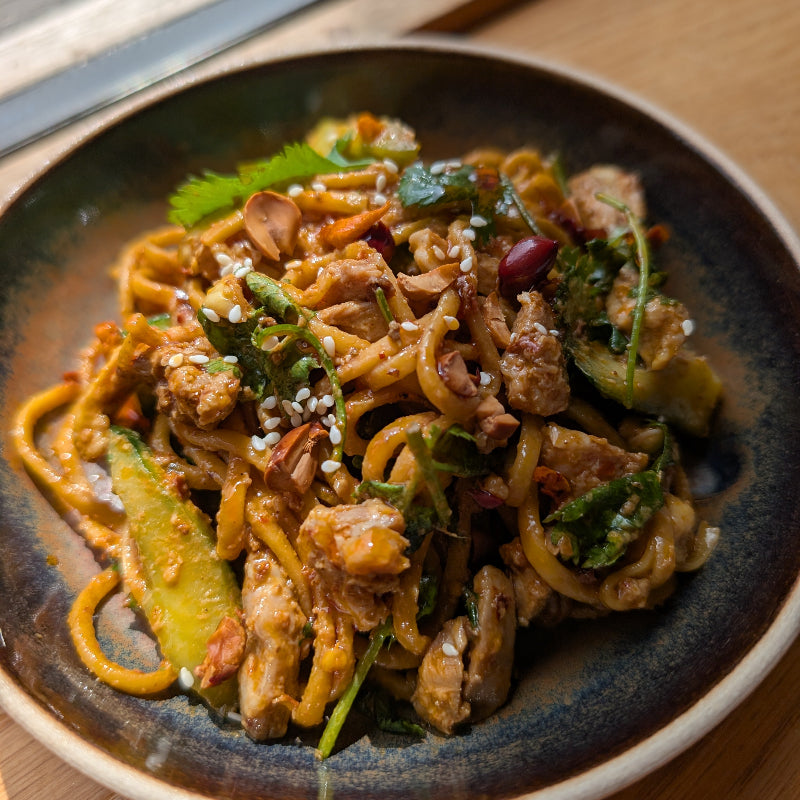 Mouthwatering Chicken Noodle Salad