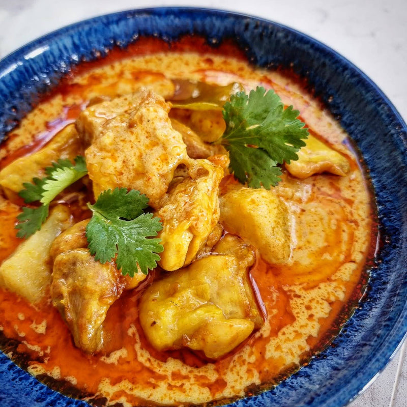 Nyonya Chicken Curry with Potatoes, Coriander  + Jasmine Rice